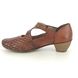 Rieker Mary Jane Shoes - Tan Leather - 41796-22 SARMILL