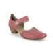 Rieker Comfort Slip On Shoes - Red leather - 43753-33 MIRCIRCLE