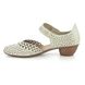 Rieker Comfort Slip On Shoes - Beige leather - 43753-60 MIRCIRCLE