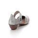 Rieker Comfort Slip On Shoes - Silver - 43753-90 MIRCIRCLE