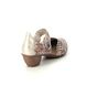 Rieker Comfort Slip On Shoes - Pink Floral - 43753-91 MIRCIRCLE
