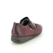 Rieker Comfort Slip On Shoes - Wine leather - 44254-35 BODICA TEX