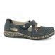 Rieker Comfort Slip On Shoes - Navy - 46345-14 DAISBAX