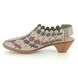 Rieker Comfort Slip On Shoes - Taupe multi - 46778-62 SINA