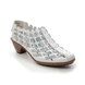 Rieker Comfort Slip On Shoes - White - 46778-80 SINA