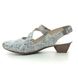 Rieker Mary Jane Shoes - Silver metallic - 49787-90 MIRJAST