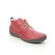 Rieker Lace Up Boots - Red - 52522-33 FUNTOPIC