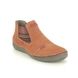 Rieker Ankle Boots - Tan Nubuck - 52590-22 FUNZIA