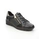 Rieker Lacing Shoes - Black leather - 53703-00 BOCCIJAZZ