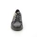 Rieker Lacing Shoes - Black leather - 53703-00 BOCCIJAZZ