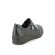 Rieker Comfort Slip On Shoes - Black leather - 53761-00 BOCCITU