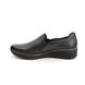 Rieker Comfort Slip On Shoes - Black leather - 53766-01 BOCCIAGO