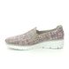Rieker Comfort Slip On Shoes - Beige multi - 53766-61 BOCCIAGO