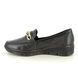 Rieker Comfort Slip On Shoes - Black leather - 53777-00 BOCCILOAF
