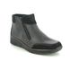 Rieker Ankle Boots - Black leather - 53782-00 BOCCIBOSCO