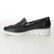 Rieker Comfort Slip On Shoes - Navy patent - 53785-14 BOCCILOAF
