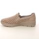 Rieker Comfort Slip On Shoes - Beige nubuck - 53795-60 BOCCIAGO