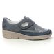 Rieker Comfort Slip On Shoes - Denim blue - 537C0-15 BOCCISVEL