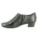 Rieker Shoe-boots - Black leather - 53871-01 MIRZIP