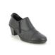 Rieker Shoe-boots - Black leather - 57173-02 ADDICAP