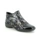 Rieker Comfort Slip On Shoes - Black Navy combi - 58398-00 DORBOCAMO