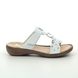 Rieker Slide Sandals - White - 60827-80 REGINOST