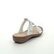 Rieker Slide Sandals - White - 60827-80 REGINOST