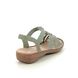 Rieker Comfortable Sandals - Mint green - 60839-52 REGINAMO