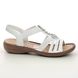 Rieker Comfortable Sandals - White - 60839-80 REGINAMO