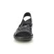 Rieker Comfortable Sandals - Black - 60880-00 REGINELDA