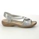 Rieker Comfortable Sandals - Silver Glitz - 60880-90 REGINELDA