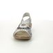 Rieker Comfortable Sandals - Silver Glitz - 60880-90 REGINELDA