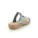 Rieker Slide Sandals - Pale blue multi - 60888-12 REGIASKY