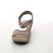 Rieker Wedge Sandals - Rose pink - 624H6-31 FAWNELDA