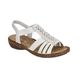 Rieker Comfortable Sandals - Off White - 62809-60 REGINAMO