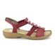 Rieker Comfortable Sandals - Red - 62850-35 REGING