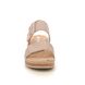 Rieker Wedge Sandals - Nude - 62950-62 LOTUR SLIM