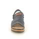 Rieker Wedge Sandals - Navy Tan - 62962-14 LOTUR