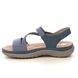 Rieker Comfortable Sandals - Denim blue - 64870-14 REEFLATER
