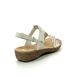 Rieker Comfortable Sandals - Off White - 658B1-80 REGINASTRA