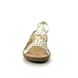 Rieker Comfortable Sandals - Off White - 658B1-80 REGINASTRA