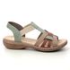 Rieker Comfortable Sandals - Green - 65918-52 TITINREG