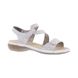 Rieker Comfortable Sandals - Off White Leather - 659C7-81 TITILATER