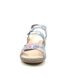 Rieker Comfortable Sandals - Blue Floral - 659C7-90 TITILATER