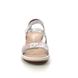 Rieker Comfortable Sandals - WHITE  - 659C7-91 TITILATER