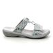 Rieker Slide Sandals - Silver Glitz - 659X6-80 TITILEVE