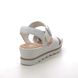 Rieker Wedge Sandals - White - 67463-80 MONTCROSS