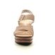 Rieker Wedge Sandals - Beige - 68163-62 HITUR CROSS