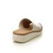Rieker Slide Sandals - Light Gold - 69288-60 LOMASLIDE WIDE