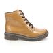 Rieker Lace Up Boots - Yellow Patent - 76240-68 DOCSY 05